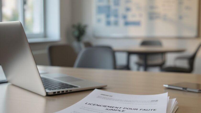 Licenciement pour faute simple : ce que vous devez savoir sur vos droits