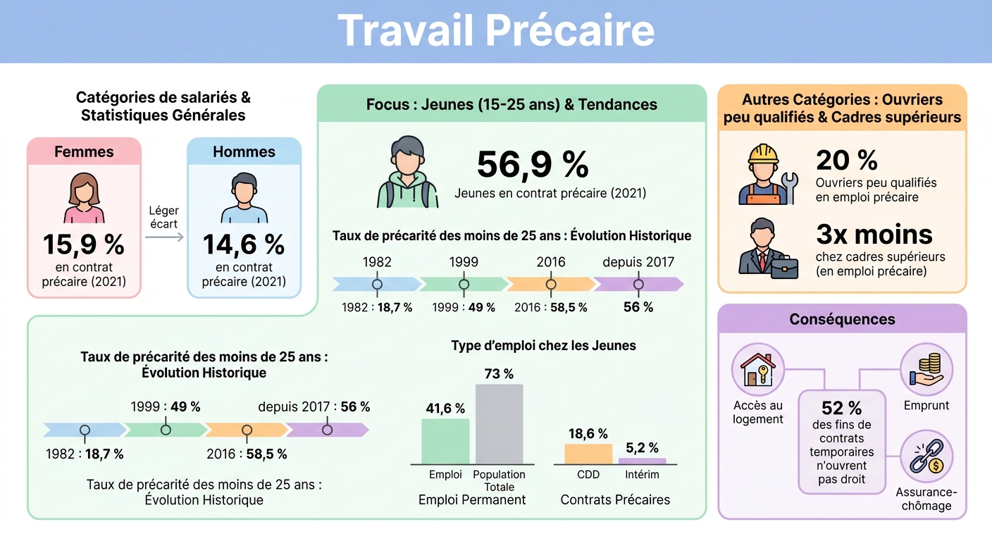 Qui sont les salariés les plus exposés à la précarité de l Qui sont les salariés les plus exposés à la précarité de l